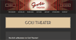 Desktop Screenshot of golitheater.de