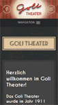 Mobile Screenshot of golitheater.de